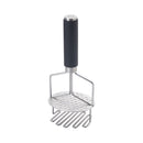 Stainless Steel Potato Masher, Double-Layer Design for Easy Mashing, Perfect for Potatoes, Avocado & Ground Beef, Durable Meat Smasher & Hamburger Tool（TPR handle）