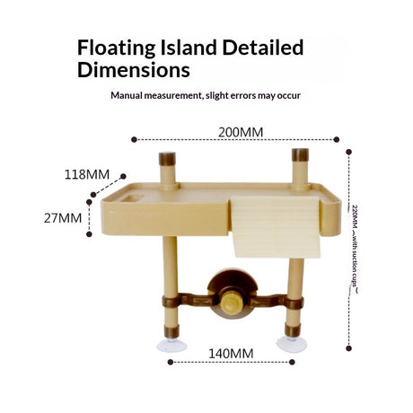1pc Turtle Platform Floating Basking Terrace for Tortoises and Reptiles Multifunctional Aquarium Landscape Decor Easy to Clean
