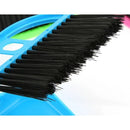 2pcs Pet Cage Broom Brush Dustpan Set - Small Cat Litter Sweeper for Pet Cage Clean and Car Keyboard Brush (Blue)