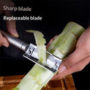 Stainless steel sugarcane peeler, multifunctional lettuce peeler, household kitchen fruit and vegetable peeler, hard skin scraper