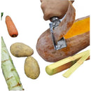 Stainless steel sugarcane peeler, multifunctional lettuce peeler, household kitchen fruit and vegetable peeler, hard skin scraper