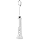 Handheld Rechargeable, Drink Mixer Electric Whisk for Coffee, Detachable With 3 Stainless Whisks, Hand Mixer for Lattes, Cappuccino, Matcha, Egg, （ White）