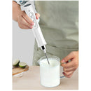 Handheld Rechargeable, Drink Mixer Electric Whisk for Coffee, Detachable With 3 Stainless Whisks, Hand Mixer for Lattes, Cappuccino, Matcha, Egg, （ White）