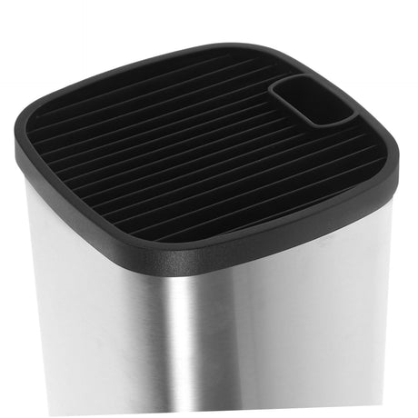 Stainless Steel Universal Knife Block Holder, Space Saver Knife Storage, Detachable for Easy Cleaning, Square Knife Holder For Safe