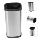 Stainless Steel Universal Knife Block Holder, Space Saver Knife Storage, Detachable for Easy Cleaning, Square Knife Holder For Safe