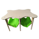 Guinea Pigs Hammock with Natural Wooden Stand- Large Hanging Hammock Bed for Piggies Chinchilla Hamster Bunny Ferrets Hiding Sleeping