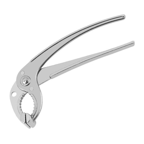 2pcs Hot Plate Gripper, Anti Scald Bowl Holder Clip, 2 In 1 Aluminium Tongs Clamp & Nut Cracker, Heavy Duty Hot Dish Grabber for Pizza Pan Pot
