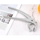 2pcs Hot Plate Gripper, Anti Scald Bowl Holder Clip, 2 In 1 Aluminium Tongs Clamp & Nut Cracker, Heavy Duty Hot Dish Grabber for Pizza Pan Pot