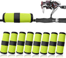 8 Pack Fishing Lure Covers, Bait Gloves Lure Wrap Fishing Bait Hook Cover Lure Guard to Keep Fishermen Fishing Safe for Fishing Rod （light green）