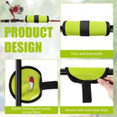 8 Pack Fishing Lure Covers, Bait Gloves Lure Wrap Fishing Bait Hook Cover Lure Guard to Keep Fishermen Fishing Safe for Fishing Rod （light green）