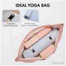 Yoga mat bag, women's Pilates exercise handbag, women's and men's exercise equipment accessories（pink）