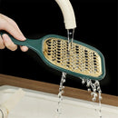 2pcs Hand Grater, Compact Shredder with Ergonomic Handle, Ideal for Cheese and Vegetables, Stainless Steel, Great Gift for Home Chefs,Green