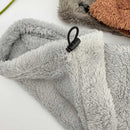2pcs Dog Ear Muffs Noise Protection - Soft Calming Hood for Anxiety Relief, Fireworks, Thunder, Grooming & Vet Visits - Elastic Band & Comfortable Neck Warmer for Travel (light gray M)