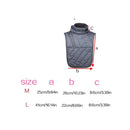 Waterproof Neck Warmer Motorcycle Winter Thermal Neck Scarf Face Mask Windproof Cycling Balaclava for Men and Women（Black）L