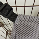 Cat cage hammock with ball, adjustable soft pet bed set for hanging, suitable for cats, ferrets, puppies, rabbits or small pets, indoor pets, suitable for all seasons（grey S）