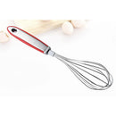 High quality handheld mixer with rubber anti slip handle and 304 stainless steel manual 12 inch egg beater baking tool