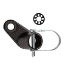 2pcs Flat, Universal Replacement Hitch, Easy Installation, Metal Body with Metal Pin, Fits Most Bikes, Compatible with Cargo and Child Trailers