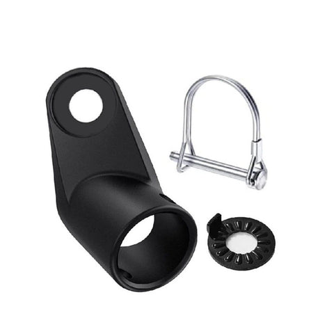 2pcs Flat, Universal Replacement Hitch, Easy Installation, Metal Body with Metal Pin, Fits Most Bikes, Compatible with Cargo and Child Trailers