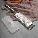 Stainless Steel Ultra Fine Cheese Grater Great for Hard Cheeses, Chocolate, Nutmeg, and Lemon Zest -  Kitchenware With brush