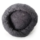 Warm Guinea Pig Bed,  Outer Inner Diameter Hamster Beds with Plush, Machine Washable Small Pet Hideout, Cozy Carrier Cage Accessories for Small Dwarf Rabbits Hedgehog Squirrel Ferret（grey）