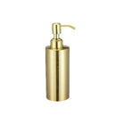 Gold Soap Dispenser, Full Stainless Steel Soap Dispenser, Conditioner – Modern Countertop Dispenser with Non-Slip Protective Pads