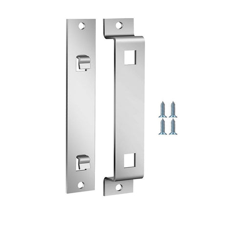 4 Sets of Bird House Brackets, Steel Bird House Mounting Bracket with Screws and Drywall Anchors, Bird Feeder Hanger Bracket Mounting Plate for Securing Bird Houses Nesting Boxes