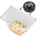Kitchen Sink Strainer with Filter Mesh Bag, Suction Cup Food Waste Filter Basket, Foldable Washing Vegetables and Fruits Drying Bag Holder (Black Sink Strainer2pcs +100pcs Mesh Bag)