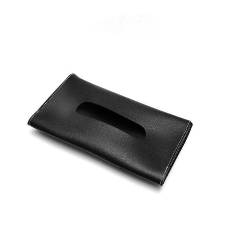 Car Tissue Holder  - Black Sun Visor Napkin Holder - Tissue and Disposable Mask Holder for Car - Handy and Compact to Organize Your Tissues and Masks（BLack）