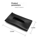 Car Tissue Holder  - Black Sun Visor Napkin Holder - Tissue and Disposable Mask Holder for Car - Handy and Compact to Organize Your Tissues and Masks（BLack）