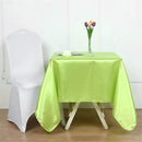 85inch/215cm   Tablecloth Overlay, Green Square Tablecloth Cover, Wrinkle-Free Table Cover, Stain-Resistant Fabric for Party, Wedding, Banquet Table Decoration
