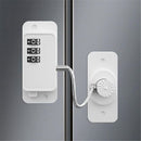 Heavy Duty Combination Refrigerator Lock (2 Pack) - Cabinet Locks Baby Proofing, No Drilling Adhesive Fridge Locks, for Fridge, Cabinets, Drawers, Window and Child Safety Cabinet Lock（white）