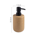Liquid Soap Dispenser with Easy-to-Press Pump, 11.6 oz Refillable Hand Soap Dispenser with Extended Spout for Bathroom Kitchen Dish Lotion