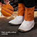 cowhide Welding Spats - Heat and Abrasion Resistant Welding Boot Covers - Shoes Protectors - Welding Gaiters, 1 Pair