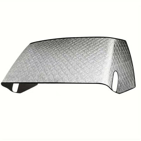 RV front windshield cover, sunshade, sun protection, heat insulation, sunshade, car use, anti frost, anti snow, windshield, anti snow cover（207*157*74cm）
