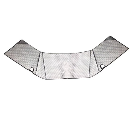 RV front windshield cover, sunshade, sun protection, heat insulation, sunshade, car use, anti frost, anti snow, windshield, anti snow cover（207*157*74cm）