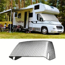 RV front windshield cover, sunshade, sun protection, heat insulation, sunshade, car use, anti frost, anti snow, windshield, anti snow cover（207*157*74cm）