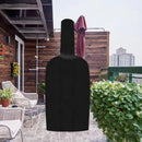 Outdoor Pizza Oven Cover - Black Weather Resistant Dustproof BBQ Rain Cover for Wood/Charcoal Fired Pizza Oven (165x65x45cm)