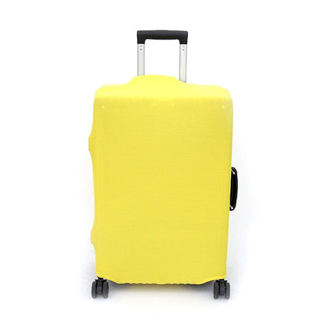 Travel Luggage Cover, Suitcase Protector for Luggage,  Suitcases Covers Elastic Carry on Cover Protector Washable Scratch-Resistant Fits(Yellow, 22-24 inch,Only luggage protection cover)