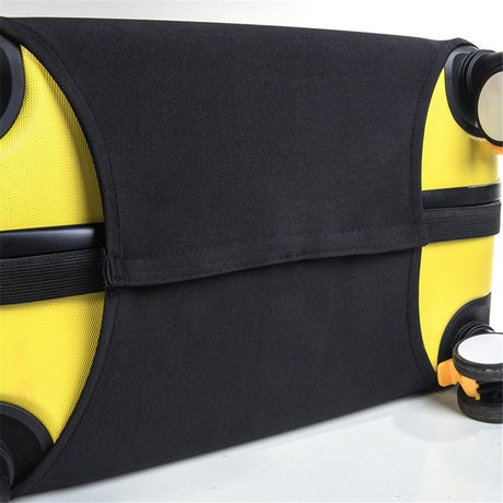 Travel Luggage Cover, Suitcase Protector for Luggage,  Suitcases Covers Elastic Carry on Cover Protector Washable Scratch-Resistant Fits(Yellow, 22-24 inch,Only luggage protection cover)
