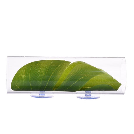 2 Pack Betta Fish Acrylic Tube Tunnel,Betta Fish Leaf Pad Simulating The Natural Habitat for Betta Spawning Grounds Breeding Resting Bed，Fish Shelter Hideaway