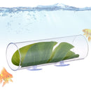 2 Pack Betta Fish Acrylic Tube Tunnel,Betta Fish Leaf Pad Simulating The Natural Habitat for Betta Spawning Grounds Breeding Resting Bed，Fish Shelter Hideaway