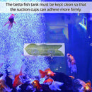 2 Pack Betta Fish Acrylic Tube Tunnel,Betta Fish Leaf Pad Simulating The Natural Habitat for Betta Spawning Grounds Breeding Resting Bed，Fish Shelter Hideaway
