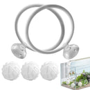 2 set Enrichment Toys with Filter Ball set, Turtle Water Cleaner Ball, Aquarium Feeding Ring with Balls, Betta Fish Toy, Aquatic Turtle Enrichment Toy, Tortoise Supplies (729mm)