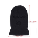 2pcs 3 Hole Winter Knitted Mask, Full Face Cover Ski Scarf Mask Warm for Adult Skiing, Motorcycle,Wind Protection