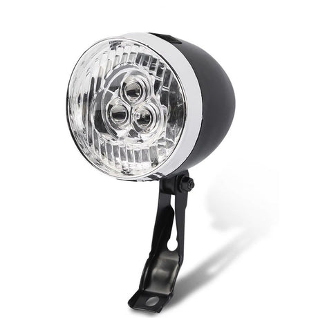 Vintage Retro Bicycle Bike Front Light Lamp LED Fixie Headlight with Bracket, for Women, Beach Cruiser Accessories