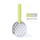 2 pack Easy to Clean Sifting Litter Scoop Shovel,Cat Litter Cat Poop Tool High-Grade ABS Plastic Cat Litter Scoop is Durable (Green)