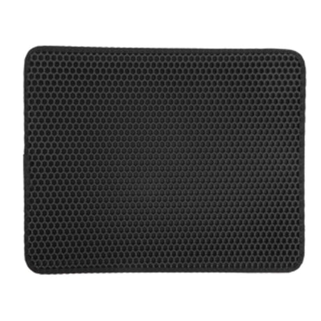 3 pack Cat Litter Mat in Black: Small Cat Mat for Cat Litter Box 11.8*11.8in – Cat Litter Tray Mat – Cat Litter Tray Mats Indoor – Cat Accessories