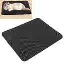 3 pack Cat Litter Mat in Black: Small Cat Mat for Cat Litter Box 11.8*11.8in – Cat Litter Tray Mat – Cat Litter Tray Mats Indoor – Cat Accessories