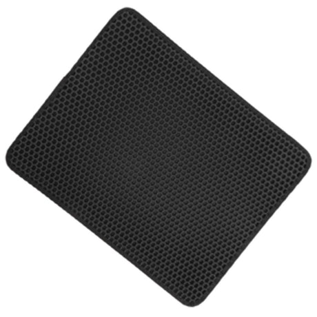 3 pack Cat Litter Mat in Black: Small Cat Mat for Cat Litter Box 11.8*11.8in – Cat Litter Tray Mat – Cat Litter Tray Mats Indoor – Cat Accessories