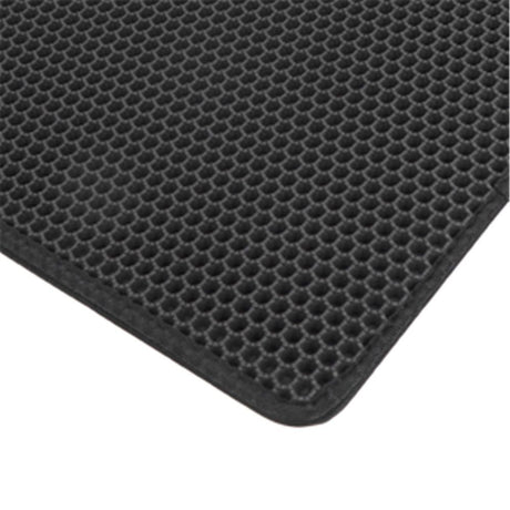 3 pack Cat Litter Mat in Black: Small Cat Mat for Cat Litter Box 11.8*11.8in – Cat Litter Tray Mat – Cat Litter Tray Mats Indoor – Cat Accessories